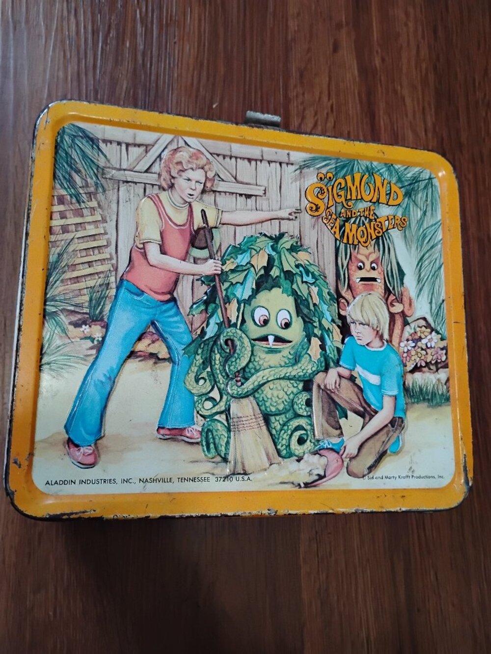 Vintage Sigmund And The Sea Monsters Metal Lunchbox